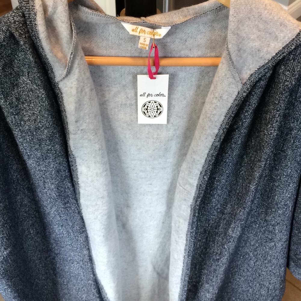1️⃣LEFT‼️French Terry Hooded Kimono - Picture 3 of 8